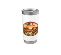 Visitatore del Memorabilia dello Utah Souvenir del Parco Nazionale di Capitol Reef Bicchiere termico in acciaio inox doppia parete
