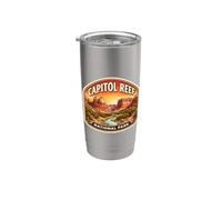 Visitatore del Memorabilia dello Utah Souvenir del Parco Nazionale di Capitol Reef Bicchiere termico in acciaio inox doppia parete