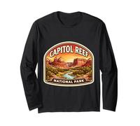 Visitatore del Memorabilia dello Utah Souvenir del Parco Nazionale di Capitol Reef Maglia a Manica