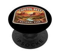 Visitatore del Memorabilia dello Utah Souvenir del Parco Nazionale di Capitol Reef PopSockets PopGrip Adesivo