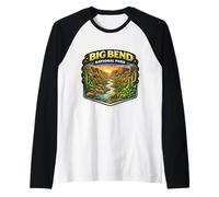 Visitatore del ricordo del Parco Nazionale di Big Bend Texas Maglia con Maniche Raglan