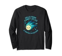 Visitatore dell'Atlante della cometa da Beyond Kawaii Space Design Maglia a Manica