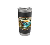 Visitatore Souvenir della California del Parco Nazionale delle Isole del Can Bicchiere termico in acciaio inox doppia parete