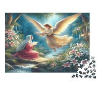 Visitazione dell'angelo Puzzles 1000 Pezzi Carta riciclata per adulti Puzzle per adulti Gioco educativo con sfida Regalo e attività divertente per casa 52x38cm/1000pcs
