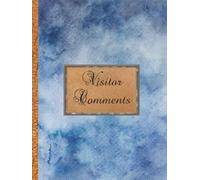 Visitor Comments: Large 8.25 × 11 inch Hardcover Lined Guest Book | 300 Pages | Ideal for Holiday Homes, Cafe's, Rentals and Tourist Attractions