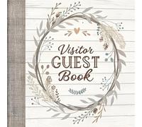 Visitor Guest Book: A Nature Inspired Sign In Log Book For Vacation Rentals, Airbnb, Hotels bed, Beach House, Guest House, Travel Memory Book for Every Journey