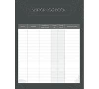 Visitor Log Book - Guest Sign-In & Sign-Out Register for Offices, Clinics & Workplaces: Track over 3,000 visits with this elegant and practical ... registration in professional environments.