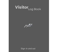 Visitor Log Book, Sign in and Out Register for Front Desk and Office Reception use in Small Businesses, Schools, Salons, Security: 120 sign-in pages, ... Capacity: 3000 entries, Colour: Dark Grey