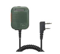 VISIYUBL Adatto for Baofeng AR-152 Microfono tattico Altoparlante Microfono Volume Regolabile Adatto for Baofeng AR-152 BF-888S UV-5R UV-S9 UV-13 PRO Walkie Talkie(Grn)