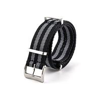 VISIYUBL Cinturino universale for cinturino in tela Adatto for SKX007 Seamaster 300 Bond Bond Caliber Bracciale Accessori 20mm 19mm Zulu NATO Nylon 007(1,22mm)