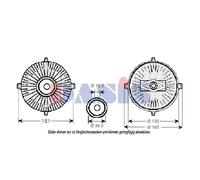 Viskokupplung Frizione Ventola Del Radiatore per Mercedes-Benz 500 S