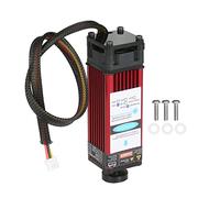 Vislone 5.5W Laser Module 450nm Engraving Laser Head Adjustable Focal Length High Precision Engraving Plastic Leather Wood Acrylic for Laser Engraving Machine CNC Router Cutting Machine