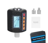 VISLONE Adattatore di coppia digitale 1/2", 7,4-250,8 Ft-lb/10-340 Nm, Precisione di ±2%, Valore preimpostato, Archiviazione dei dati, Avviso acustico e indicatori LED, Adattatori 3/8" e 1/4" per auto