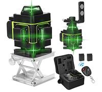 VISLONE Livella Laserline Autolivellante 360,16 Linee Strumento Livello Laser Linea Orizzontale Verticale 3°, Display LCD Multifunzione