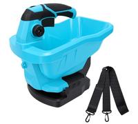 VISLONE Spargitore Elettrico 3,8 L per Batteria 20V, Solo Corpo (Blu) | Spandisemi per semi da prato, concime granulare e sale antigelo, con tracolla. Batteria e caricabatterie non inclusi.