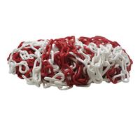 Catena chiusa rosso bianco polipropilene viso cbr801sbs 25 m