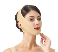 Viso Che Dimagrisce La Cinghia Del Mento Linea Riutilizzabile Di V Che Solleva La Maschera Cinghie Di Tonificazione Del Fronte Per Le Donne(L)