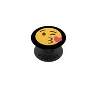 Viso che soffia un bacio PopSockets PopGrip Adesivo