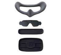 Viso cuscino Copriobiettivo Set per DJI AVATA2 OCCHIALI 3 morbida schiuma Maschera per gli occhi fronte posteriore del cervello di protezione Pad (Gray Mask + Protective Cover + Protective Pad)