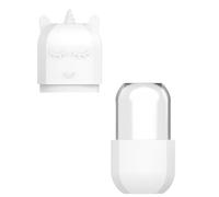 Viso Ghiaccio Unicorno Mini Portatile in Silicone Bianco | , Design Compatto e Grazioso, Aiuta Rossore Solare e Gonfiore, Uso Quotidiano