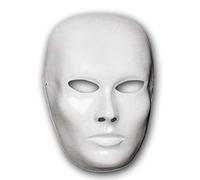 Viso medio bianco maschera bianca teatro commedia