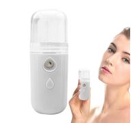 Viso Monsieur - 30 ml Visual Water Tank Spruzzatore viso Atomizzazione idratante Nano Mister, portatile, vapore facciale a fresca ricaricabile tramite USB per idratare il viso, trucco