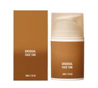 Viso Tan Cream, Natural Tanning Lozione, 50 g Moisturizer with Quick Absorb, Hydration Aid with Soft Touch, 3.86x1.65 Inches Skincare Supply, Beauty for Travel Vacation Preventing Sunburn Daily Care