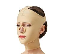 Viso Tonificante BeltLipo Compressione Indumento Post-chirurgico Mento Pad Dimagrante Cinghia, Beige(M)