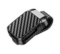 Visor Sunglasses Holder Clip, Multi Functional Stylish Glasses Holder, Stable Non Slip Automobile Organizer, Portable & Sturdy, Ideal for Traveling, Truck, 2.76x1.38x1.5 inches
