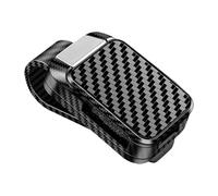 Visor Sunglasses Holder Clip, Stylish Car Accessory, Multi Functional Non Slip Design Secure Storage, Portable Organizer for Keys, Cards, Money, Travel Use, 2.76x1.38x1.5in, Attributo singolo, Se
