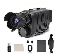 Visore Notturno, Oscurità 300m Dispositivo di visione notturna monoculare 1080P HD Infrarossi Zoom digitale 5x Telescopio da caccia Outdoor Day Night Dual Use,per birdwatching, sport all'aria aperta,