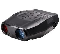 Visore Notturno, Visione notturna a infrarossi HD Zoom obiettivo 10X Zoom digitale 4X Visione notturna esterna 1080P Tutto nero 600 m Forniture for la caccia,per birdwatching, sport all'aria aperta,