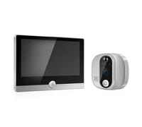 Visore per porte wireless 1080P con schermo IPS da 4 3 pollici e rilevamento del