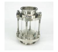 Visore rapido per fluidi, Misura tubo 63 mm OD 2,5" Tri Clamp SS304 Indicatore di flusso Dipoter