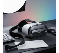 Visore Realtà Virtuale 3D Rotazione 360° Casco VR Panoramico Lenti Alta