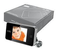 Spioncino Digitale Porta Con Display Lcd Telecamera Vitel E0372 Oro e Argento