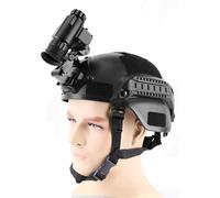 Visore Termico, Visione notturna montata sulla testa Googles Scope Mini videocamera digitale NV monoculare verde for visione notturna verde 1080P con(NVG10 Mount Helmet)