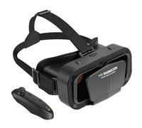 Visore VR 3D per Smartphone con Telecomando, Lenti HD Anti Luce Blu, Compatibile con Phone iOS e Android 4.7-7", Visore Realtà Virtuale Ideale per Giochi e Film