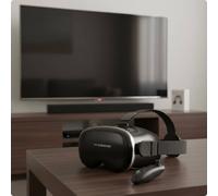 Visore VR Completo Esperienza Immersiva Casco Realtà Virtuale Controller