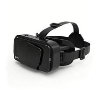 Visore VR, Occhiali Universali per Realtà Virtuale 3D con Panorama 360°, Distanza Interpupillare Regolabile, Protezione Degli Occhi, per Film E Giochi, per Schermi 4,7-7,2 Pollici,Black