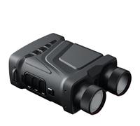 Visori Notturni, 1080P HD R12 Binocolo Dispositivo di visione notturna Ricaricabile 6W 850nm Infrarossi Zoom digitale 5X Telescopio da caccia Foto Video Registrazione