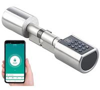 VisorTech Door Primary Key Systems - codice della serratura della porta: Cilindro di chiusura elettronico, Codice numerico, Bluetooth (cilindro di chiusura con, con combinazione, blocco)