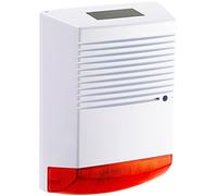 VisorTech Home Improvement - allarme manichino: Sirena d'allarme fittizia con luce solare e lampeggiante, IP44 (Sistema di allarme Manichino, Telecamere di sorveglianza)
