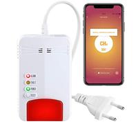 VisorTech rilevatore multi gas WiFi compatibile Tuya, allarme 85 dB
