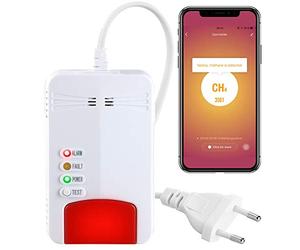 VisorTech rilevatore multi gas WiFi compatibile Tuya, allarme 85 dB