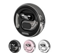 Visound Drift - Invisible Earbuds, Comfortable Fit LED Power Display, for Sleeping, Working, Hiking (Black)
