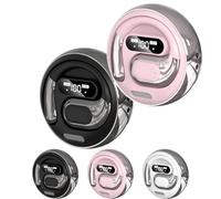 Visound Drift - Invisible Earbuds, Comfortable Fit LED Power Display, for Sleeping, Working, Hiking (Pink*Black)