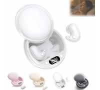 Visound Drift - Invisible Earbuds, Vision Beam Ear Buds, Invisible Sleep Wireless Earphone, Light-Weight Noise Blocking, Comfortable Fit LED Power Display, for Sleeping, Working (white)