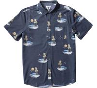 Vissla - Camicia in cotone biologico - Tres Palmas Eco SS Shirt Phantom per Uomo in Cotone - Taglia M - Grigio