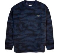 Vissla - Felpa casual da uomo - Swell 2.0 AO Polar Crew Dark Naval per Uomo in Poliestere Riciclato - Taglia L - Blu navy
